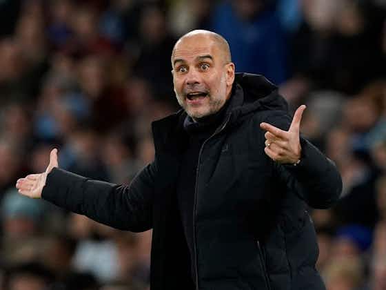 Article image:Pep Guardiola claims Man City victims of double standards after Chelsea spending spree