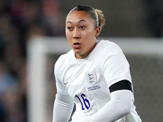 Article image:Leah Williamson hails ‘cheat code’ Lauren James for shining England performance