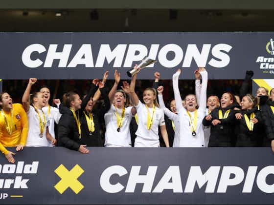 Article image:England vs Belgium LIVE: Lionesses retain the Arnold Clark Cup with six-goal win