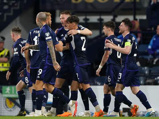 Article image:Scotland beat Georgia – and the weather – to move eight points clear in Euro 2024 qualifying group