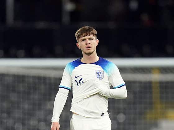 Article image:James McAtee scores twice as England Under-21s win comfortably in Serbia