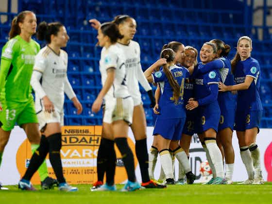 Article image:Chelsea beat Real Madrid to reach Women’s Champions League quarter-finals