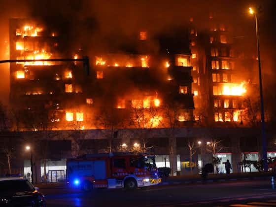 Article image:Valencia and Levante fixtures postponed following deadly fire in Spanish city