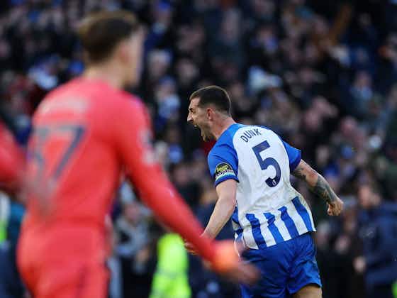 Article image:Brighton vs Everton LIVE: Premier League result and reaction as Lewis Dunk scores late equaliser