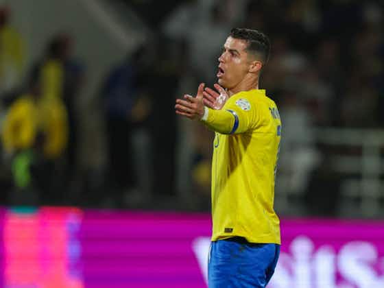Article image:Cristiano Ronaldo handed ban for obscene gesture