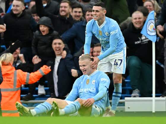 Article image:Erling Haaland and Phil Foden sit out Manchester City training ahead of run-in