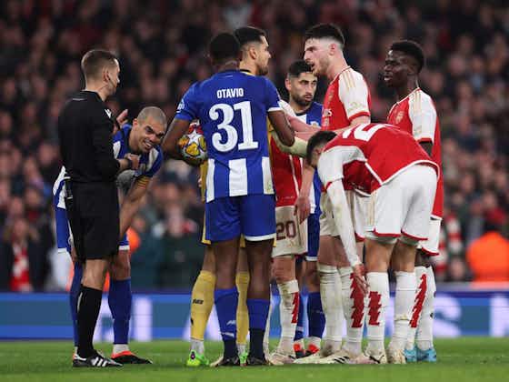 Article image:Arsenal were lucky – they must now learn from Porto’s exhibition in gamesmanship