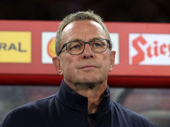 Article image:Ralf Rangnick drops three players from Austria squad after homophobic chanting