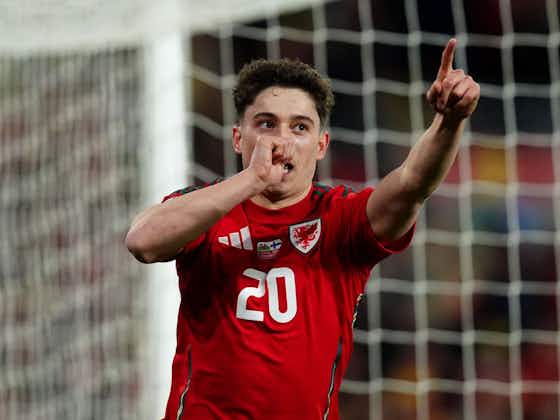 Article image:Daniel James delighted to celebrate birth of baby with goal in 50th Wales cap