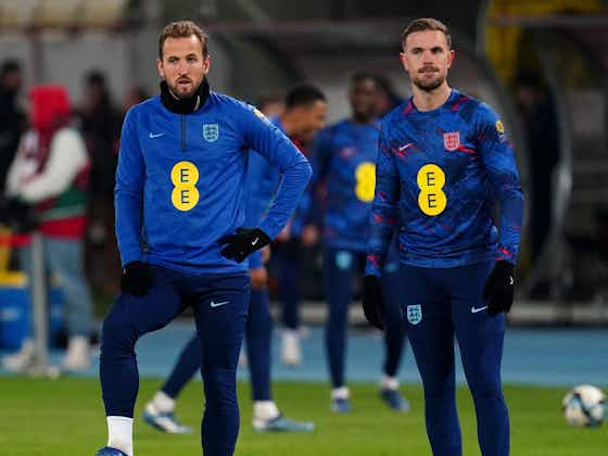 Article image:Injury doubts over Harry Kane and Jordan Henderson ahead of England-Brazil clash