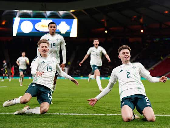 Article image:Conor Bradley’s strike gives Northern Ireland famous win over struggling Scotland
