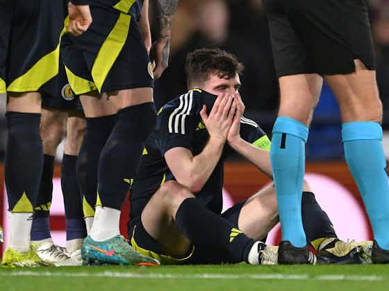 Article image:Liverpool handed Andy Robertson boost after suffering injury with Scotland