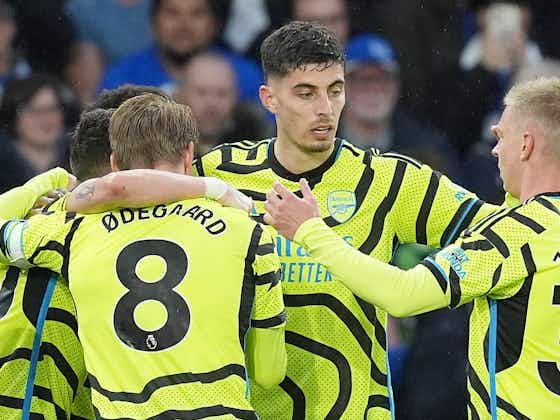 Article image:Brighton vs Arsenal LIVE: Premier League result and reaction as Kai Havertz leads Gunners to top of table