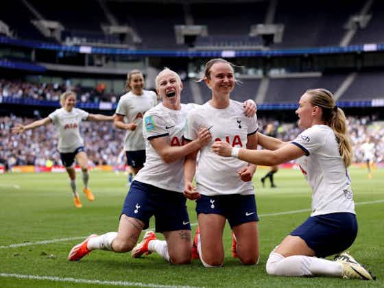 Article image:Tottenham reach maiden Women’s FA Cup final as late Martha Thomas winner stuns Leicester
