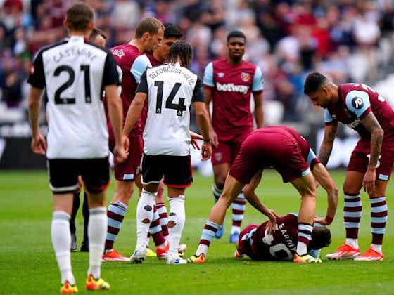 Article image:Debutant George Earthy taken to hospital after West Ham’s loss to Fulham