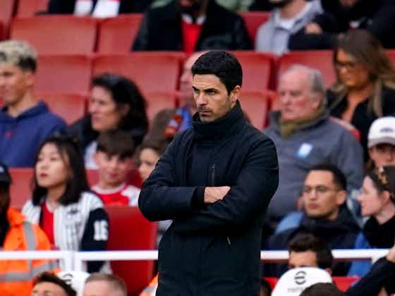 Article image:Mikel Arteta tells Arsenal to ‘stand up and be counted’ after Premier League title blow