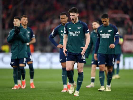 Article image:Arsenal performance criticised as they ‘come up short again’ in disappointing Champions League exit