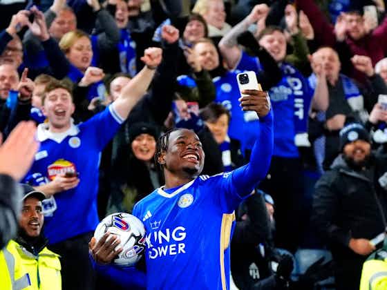 Article image:Abdul Fatawu brings Leicester close to Premier League promotion as Southampton settle for play-offs