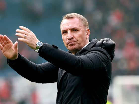 Article image:Brendan Rodgers excited by Celtic’s bid for double with six matches remaining