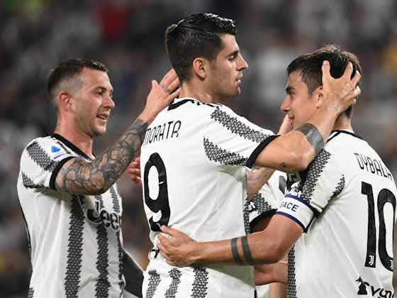 Immagine dell'articolo:Juventus-Lazio 2-0, il primo tempo. In gol Vlahovic e Morata