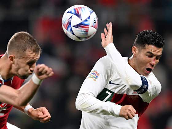Immagine dell'articolo:Repubblica Ceca-Portogallo, sangue dal naso per Cristiano Ronaldo