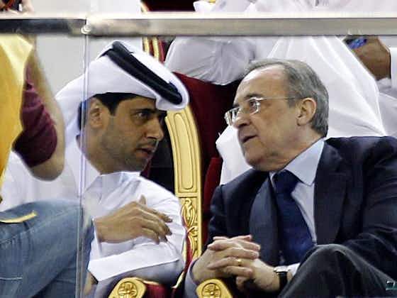 Image de l'article :PSG, Real Madrid : l'incroyable punchline de Pérez à Al-Khelaïfi !