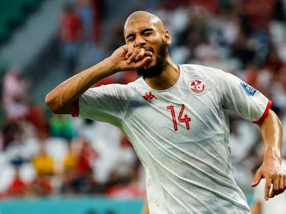 Image de l'article :Tunisie - Danemark : Laïdouni, homme du match et le coach tunisien Kadri réagissent à la belle performance des Aigles de Carthage !