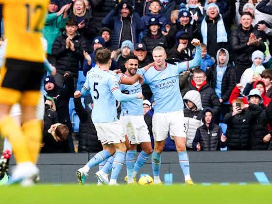 Image de l'article :🚨 Manchester City – Wolverhampton : avec un triplé de Haaland, les Skyblues régalent