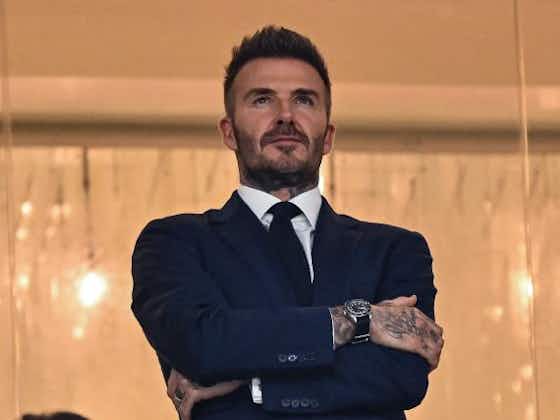 Image de l'article :PSG : Beckham drague ouvertement Messi pour l'attirer en MLS