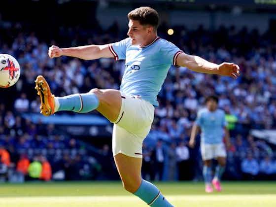 Image de l'article :Manchester City : les skyblues mettent les barbelés pour Julian Alvarez