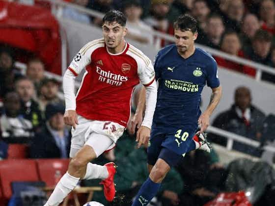 Image de l'article :Arsenal : Arteta salue la performance d'Havertz contre le PSV