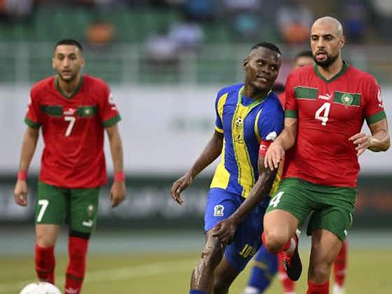Image de l'article :CAN 2023 : grâce à Saïss, le Maroc mène à la pause contre la Tanzanie !