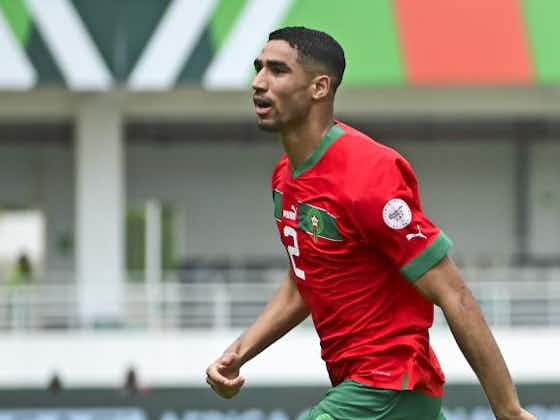 Image de l'article :Le Maroc fait le boulot contre la Zambie à la pause !