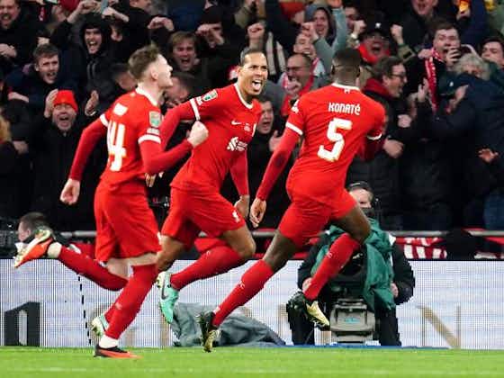 Image de l'article :Au terme d'une finale haletante, Liverpool remporte la Carabao Cup contre Chelsea !