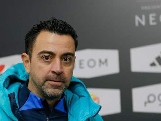 Image de l'article :Frayeur pour un taulier du Barça, Xavi annonce le verdict