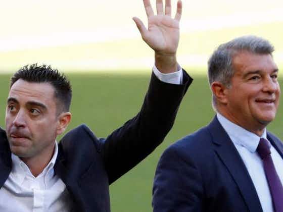 Image de l'article :PSG - Barça : Laporta étrangement calme, Xavi a fait un drôle de cadeau à ses joueurs