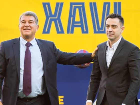 Image de l'article :Barça : les grandes annonces de Laporta et Xavi après son maintien sur le banc