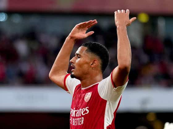 Article image:Arsenal: William Saliba wants derby double to keep Premier League title dream alive