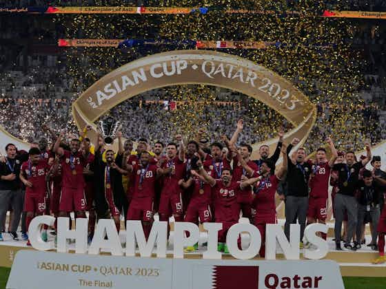Article image:Akram Afif scores hat-trick of penalties as Qatar beat Jordan in 2023 Asian Cup final