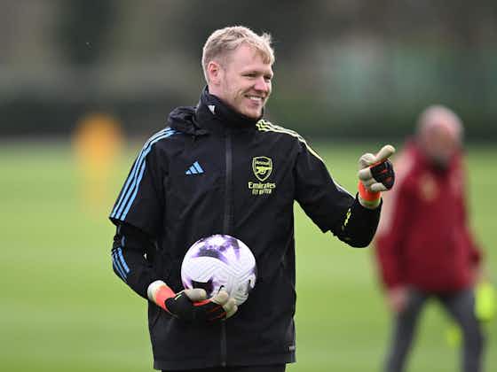 Article image:Mikel Arteta hints at Arsenal stay for Aaron Ramsdale amid Newcastle transfer links