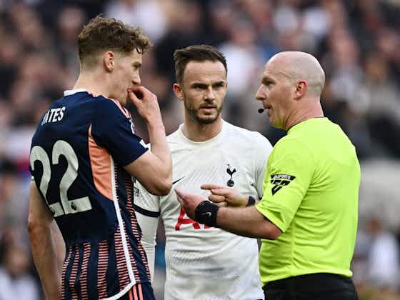 Article image:James Maddison deserved red card for 'punch' on Ryan Yates in Tottenham win, claims Nuno Espirito Santo