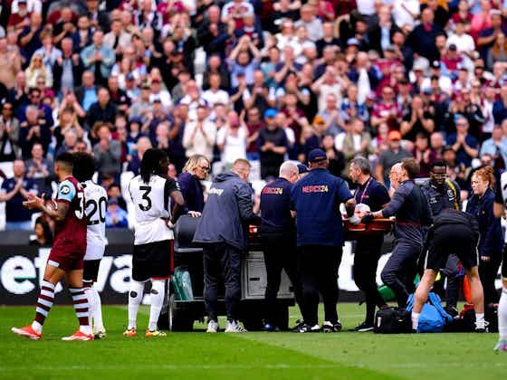 Article image:West Ham: George Earthy discharged from hospital after assessment following head injury