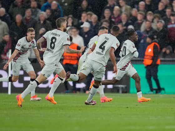 Article image:West Ham 1-1 Bayer Leverkusen (agg 1-3): Hammers impressive but Bundesliga champions march on in Europa League