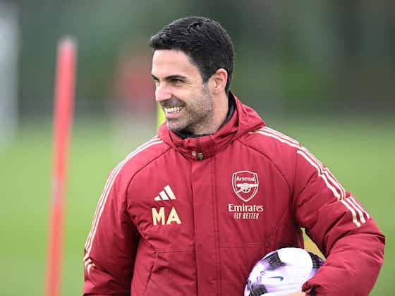 Article image:Mikel Arteta 'loves' busy schedule ahead of pivotal Arsenal derby against well-rested Tottenham