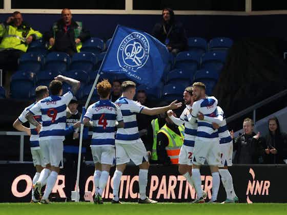 Article image:QPR seal Championship survival and Leicester promoted to Premier League as R's thrash Leeds