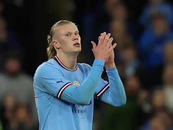 Article image:Erling Haaland sends message to Sander Berge ahead of Man City v Sheffield United FA Cup clash
