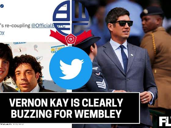 Article image:Vernon Kay shares must-see Ivan Campo throwback as Bolton Wanderers excitement builds ahead of Wembley