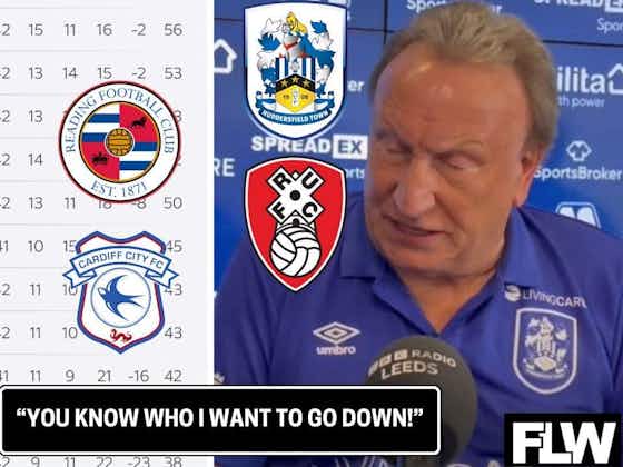 Article image:Huddersfield Town’s Neil Warnock shares relegation wish involving Cardiff, QPR, Rotherham and Reading FC