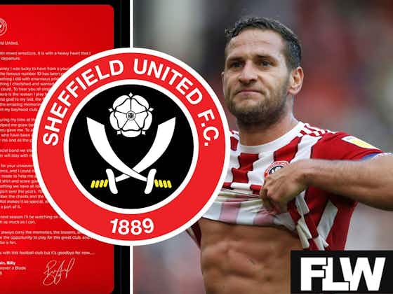 Article image:Billy Sharp reacts to Sheffield United exit after emotional Wednesday announcement