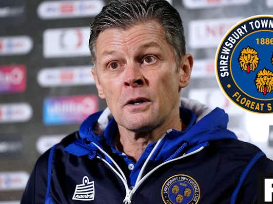 Article image:Significant Shrewsbury Town managerial update expected before Wednesday